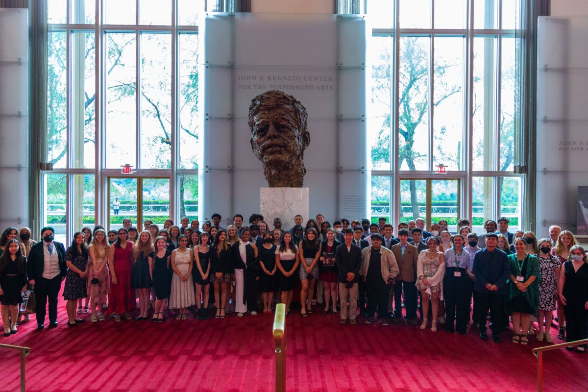 NHA students at the Kennedy Center
